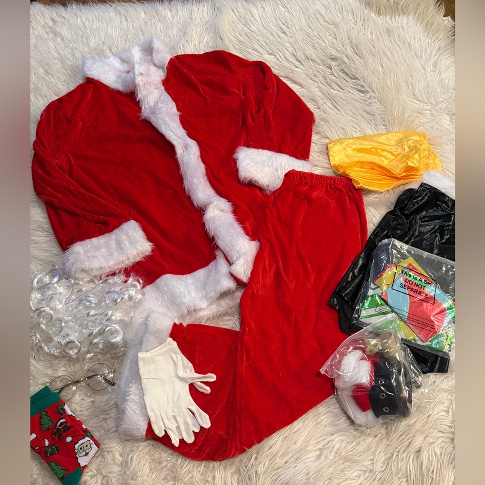 Men’s santa Christmas costume (X4)